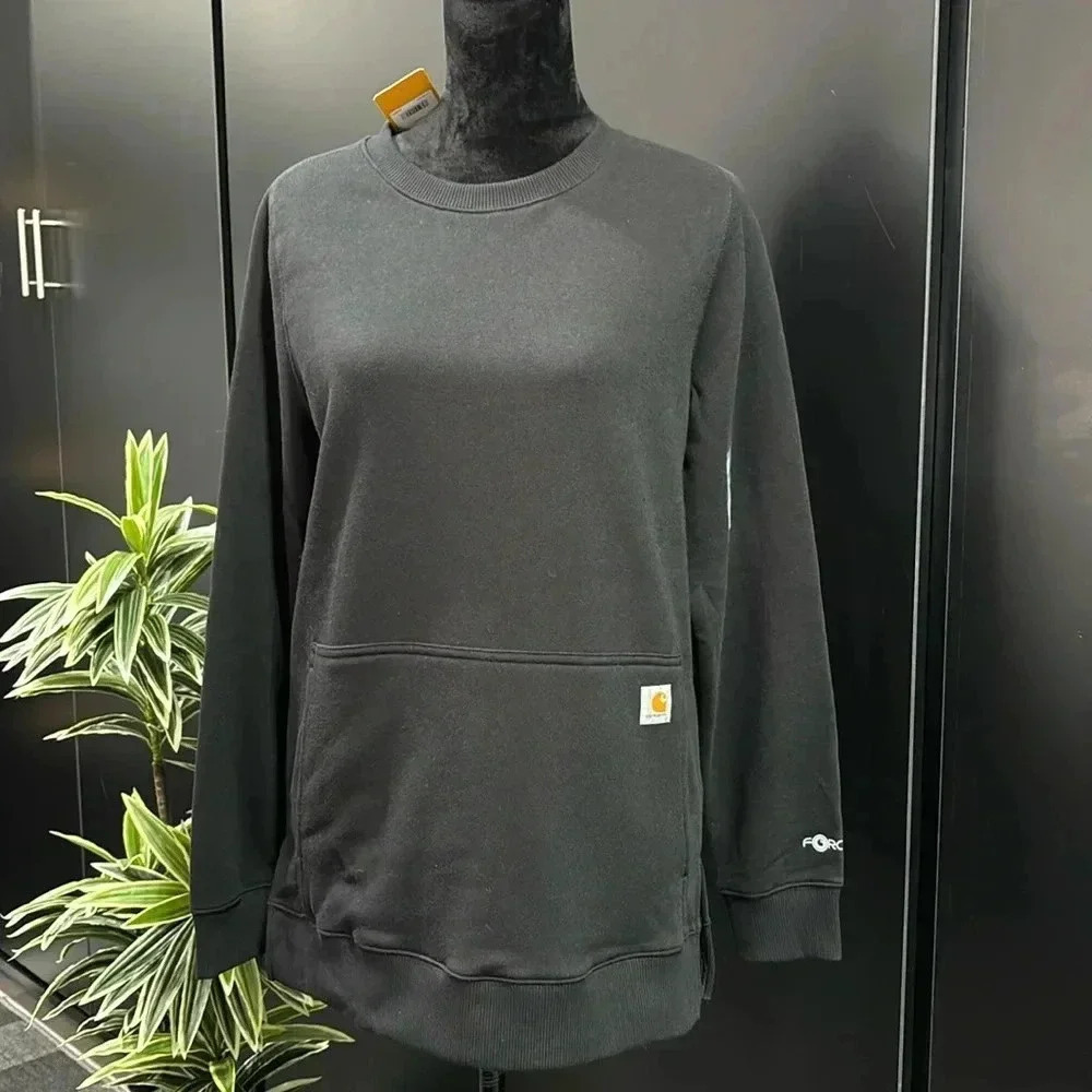 Carhartt Force Relaxed Fit,lightweight sweatshirt, stain breaker,pouch pocket